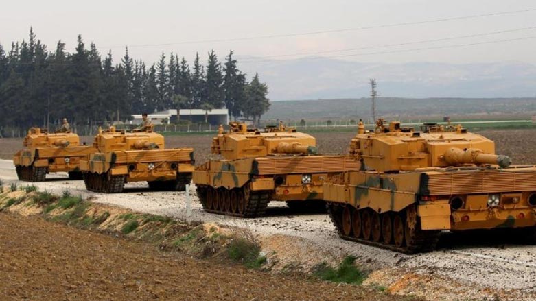 سوپاى توركيا به‌ تانكى ئه‌ڵمانى هێرشه‌كانى بۆ سه‌ر عفرين ده‌ستپێكرد